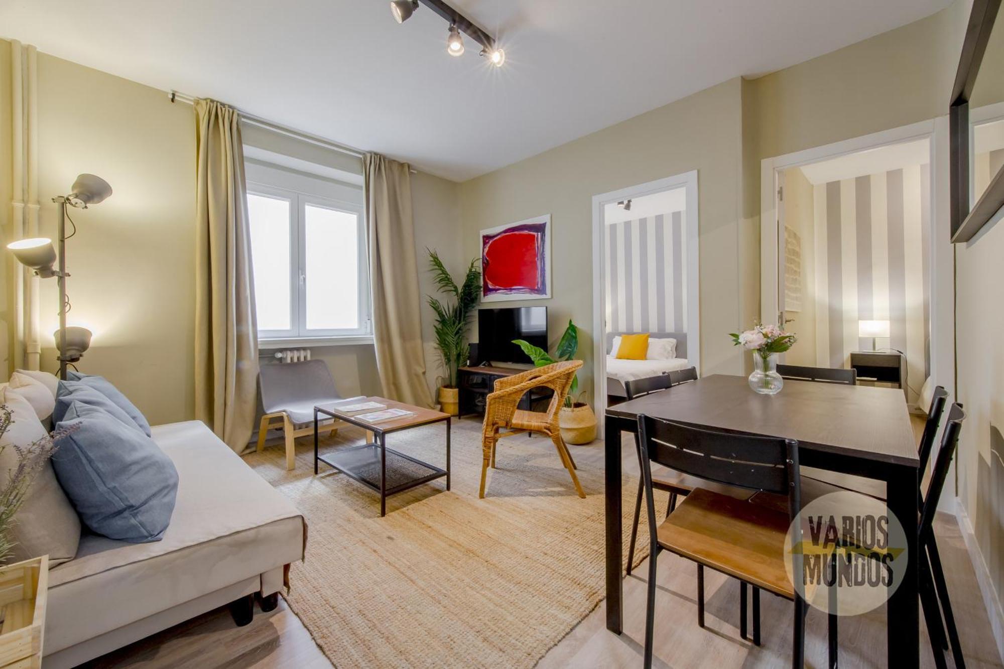 Practico Apt 7Pax En Calle Santa Ana Centro De Madrid Exteriör bild
